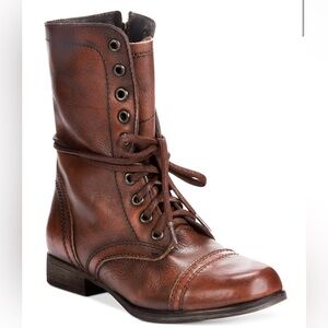 EUC | Steve Madden | Brown Leather ‘Troopa’ | Original Box Included | Sz 7.5